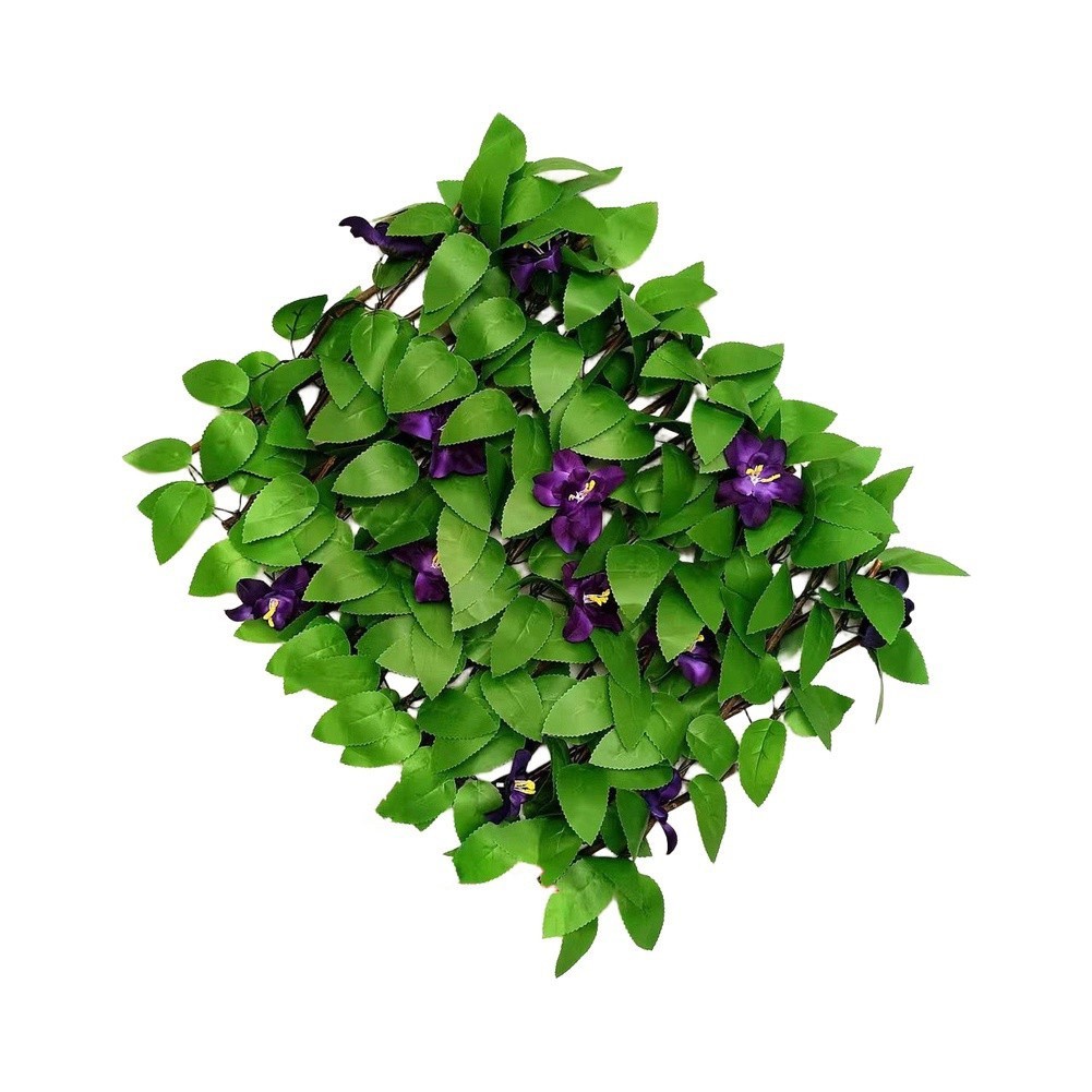 Green Stretchable Ivy Fence for Home Office Event Backdrop Simulation Plant