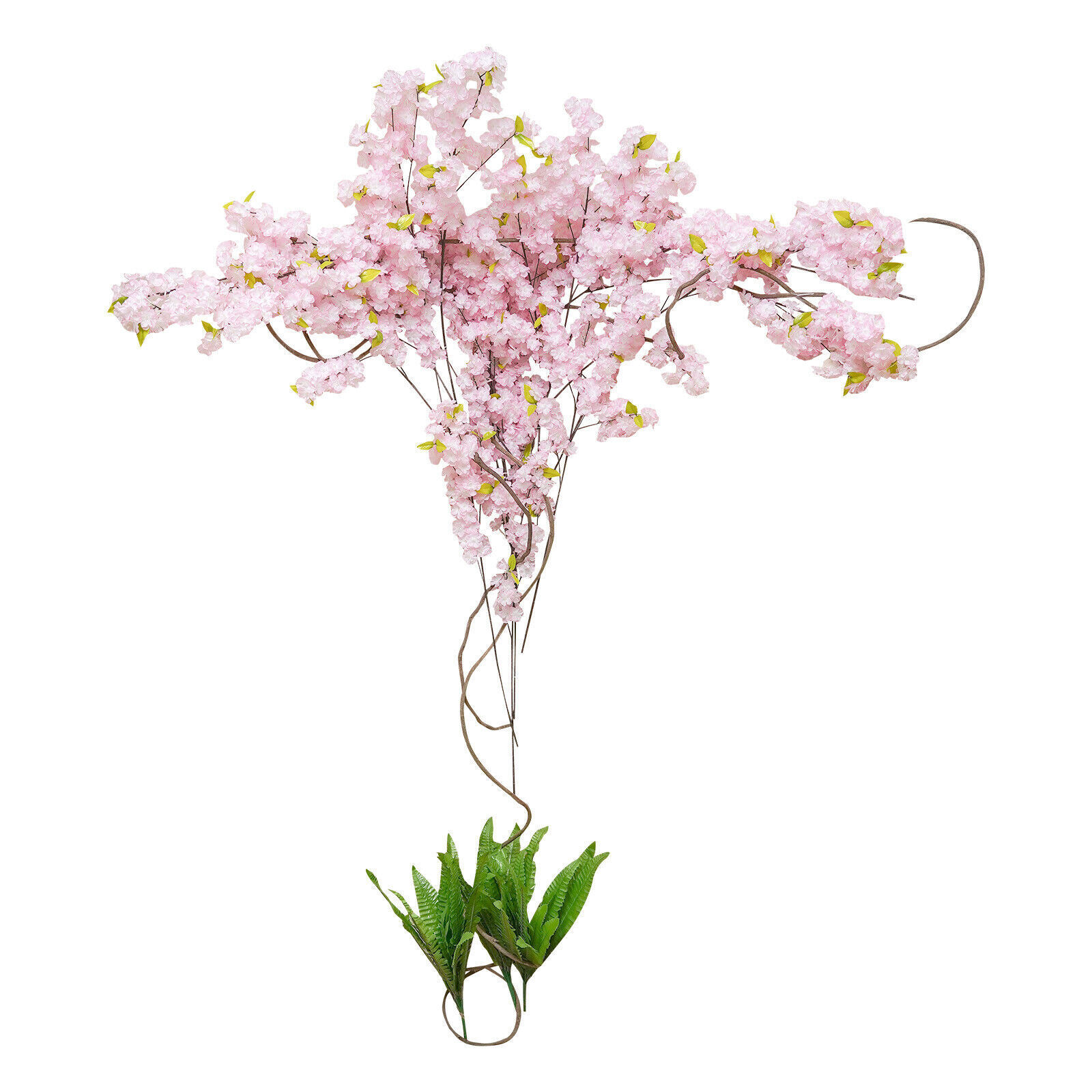 Artificial Cherry Blossom Tree Fake Sakura Tree For Bridal Bouquets Decor US