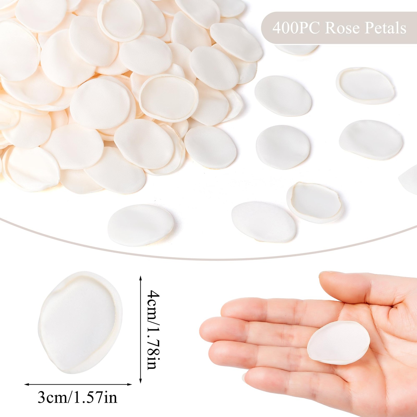 400PCS Artificial Rose Petals Fake Champagne Silk Flower Petals for Romantic …