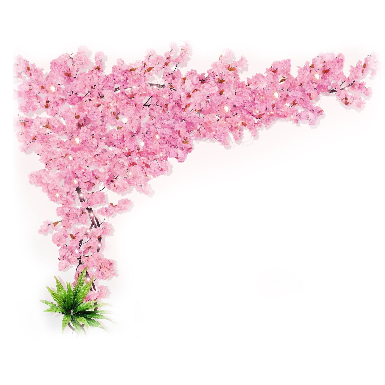 Artificial Cherry Blossom Tree Sakura Tree Decor Cherry Blossom Vines US STOCK