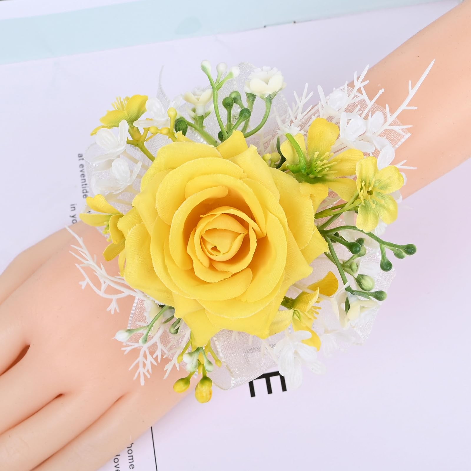 Corsage and Boutonniere Set for Wedding Prom Party Homecoming Celebration Art…