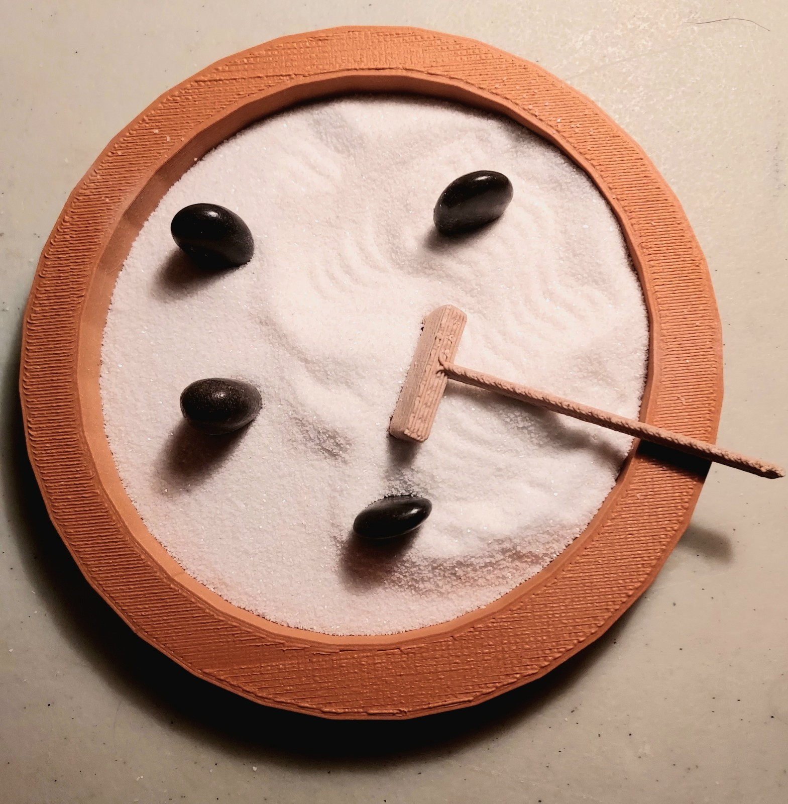 Round Desk Size zen garden decor