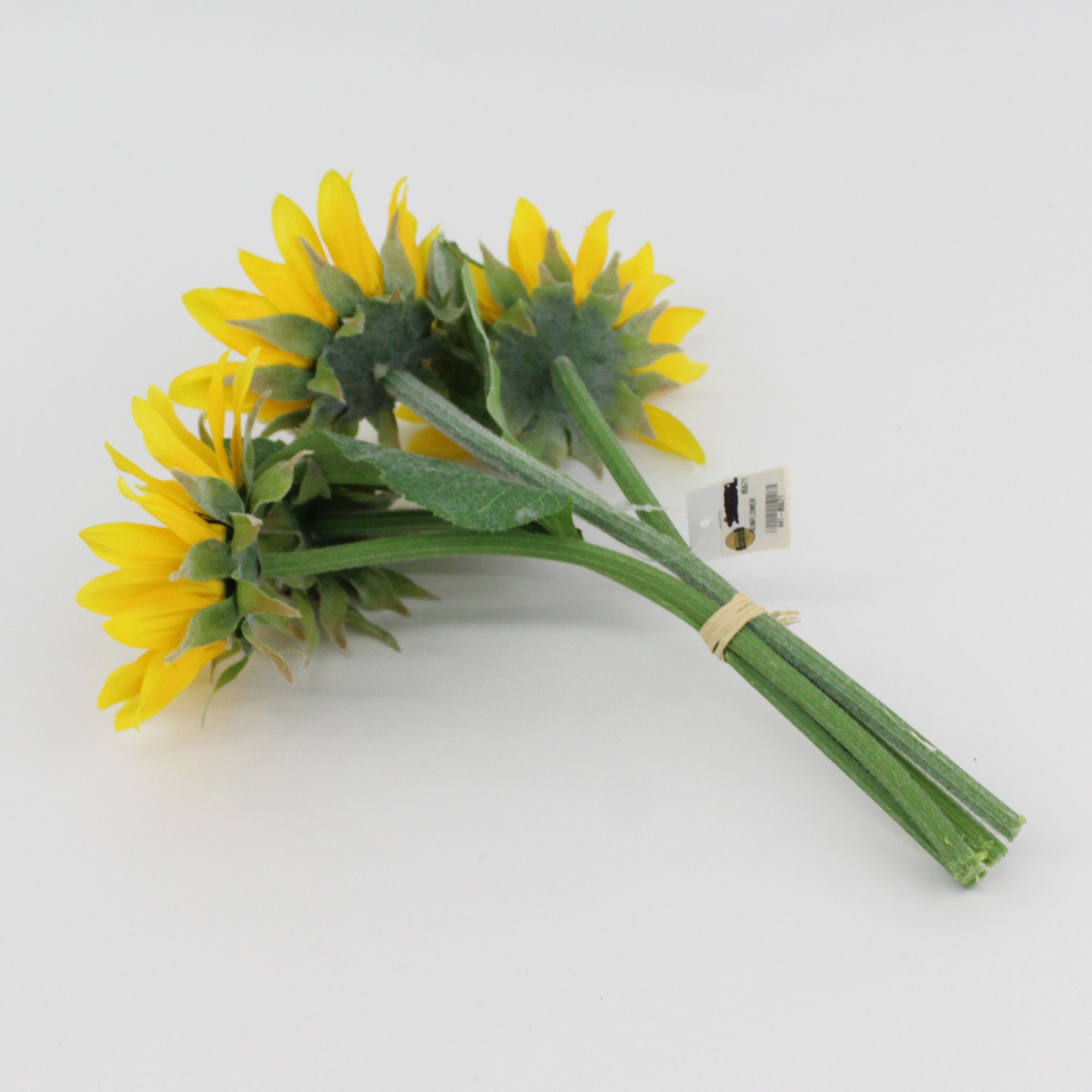 4 Melrose International Yellow 11.5″ Faux Silk Sunflower Stems