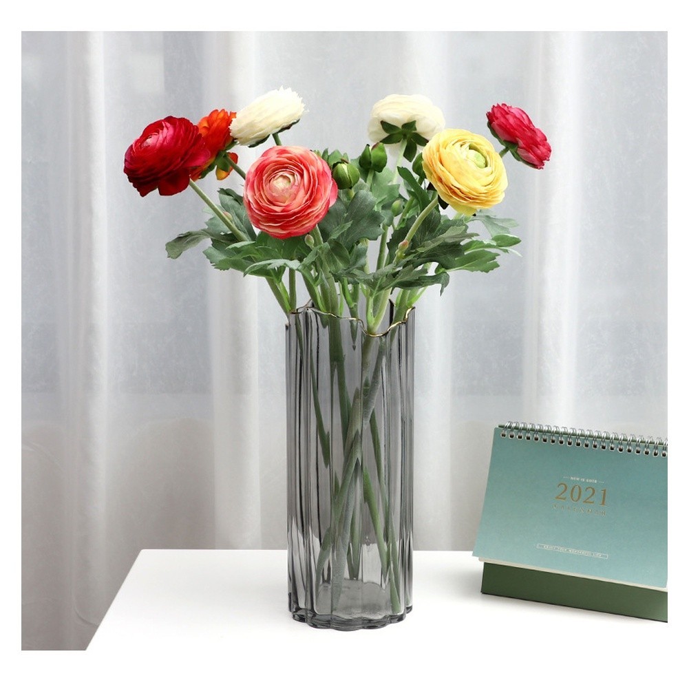 Silk Peony Artificial Flower with Flexible Stem for Custom Arrangement 52x10cm