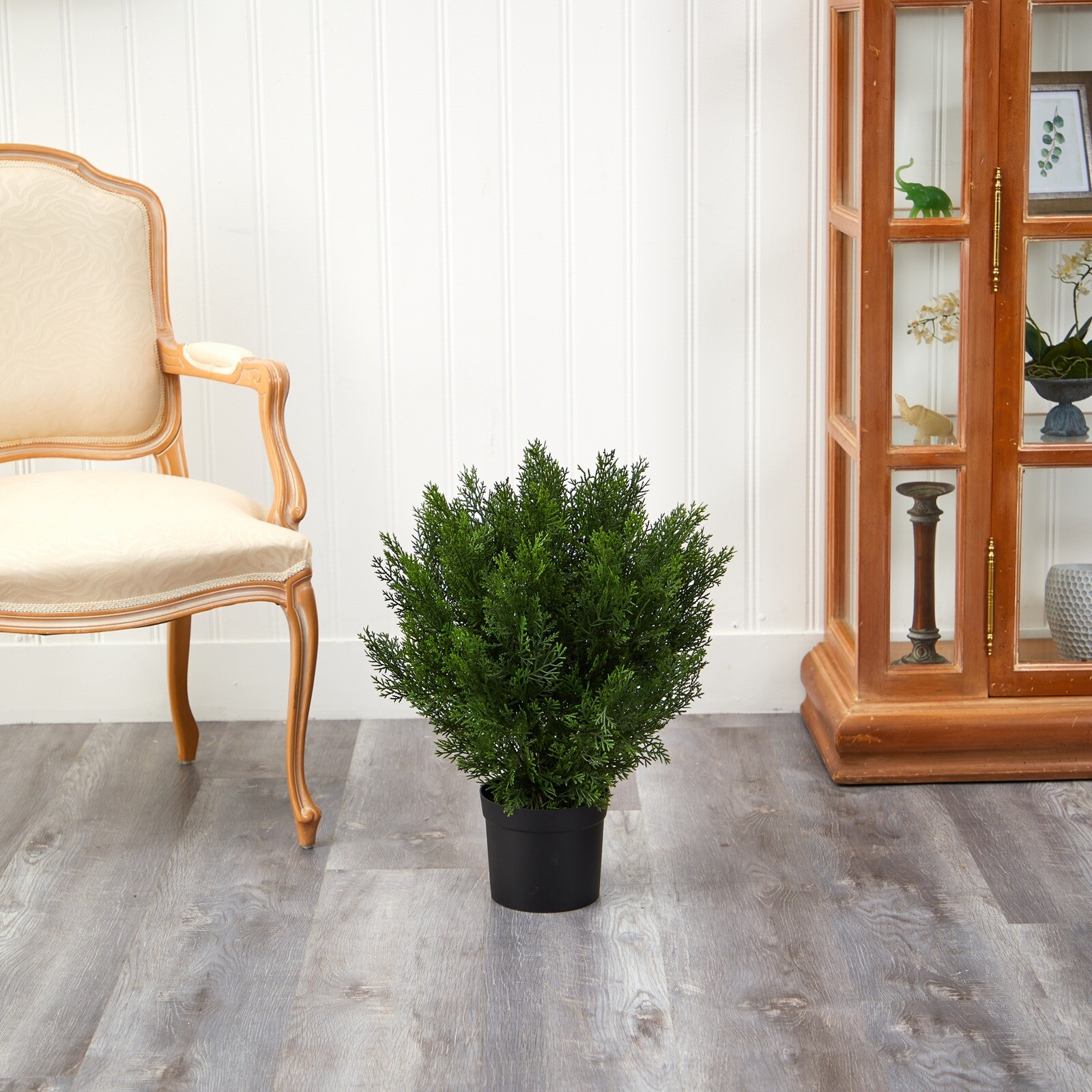 2’ Cedar Topiary Artificial Tree UV (Indoor/Outdoor) Home Decor. Retail $96