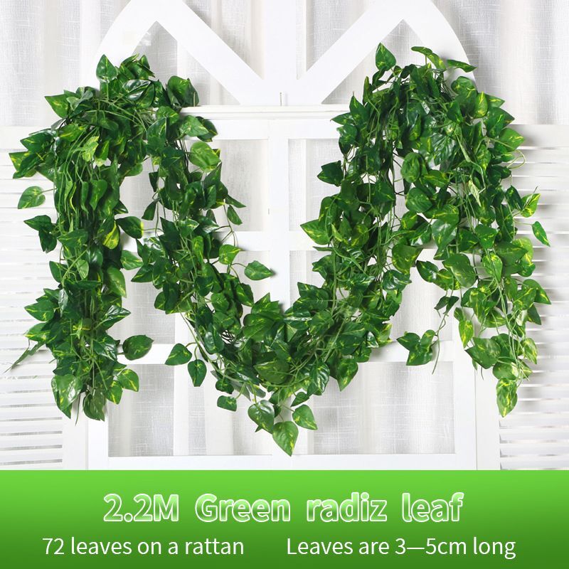 2.2m Artificial Ivy Leaves Garland Vine Creeper Plant Home And Garden Decor NEW