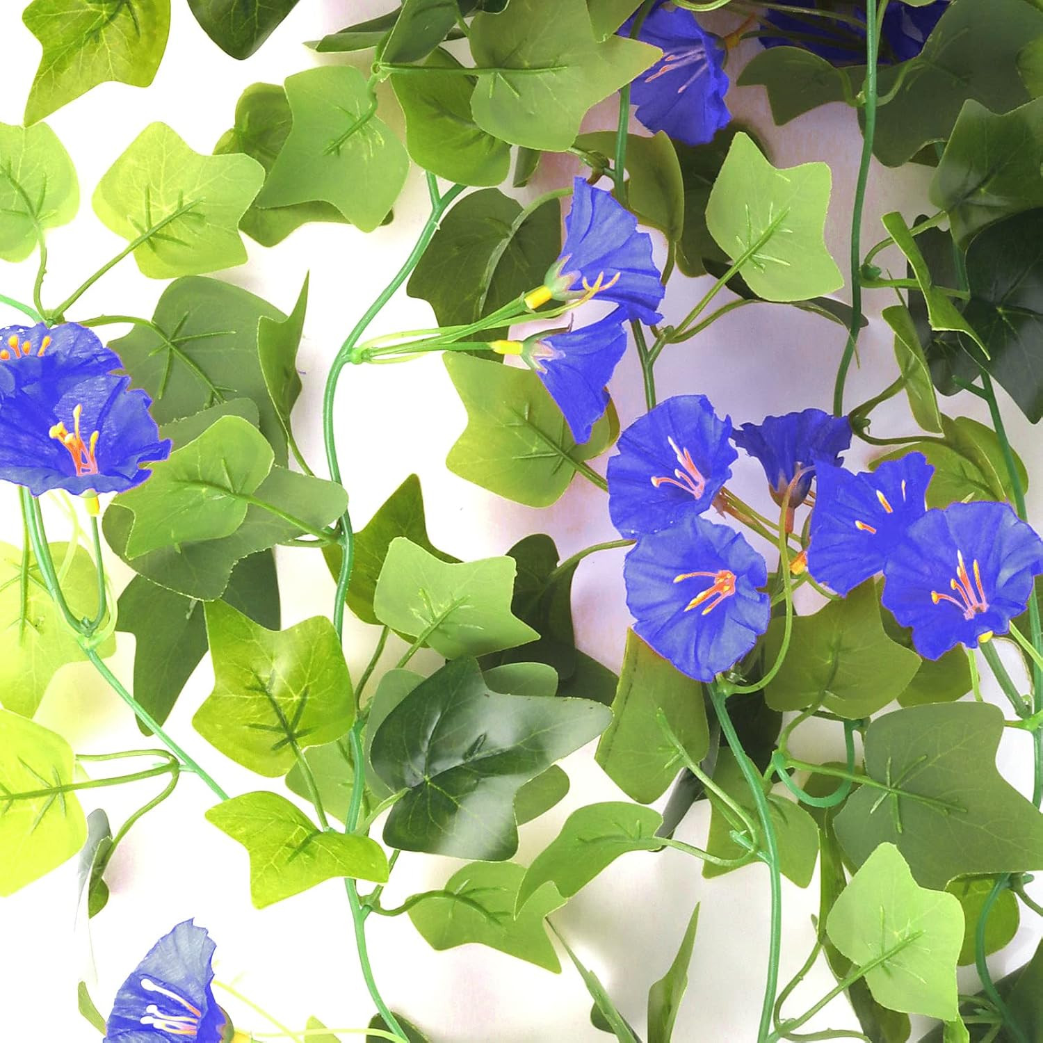 Artificial Fake Hanging Flowers Plants Basket for Spring Outdoor outside Decorat