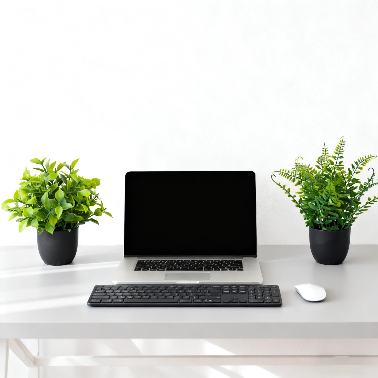 6 PCS Mini Artificial Simulation Green Potted Plants Home Office Desk Decor