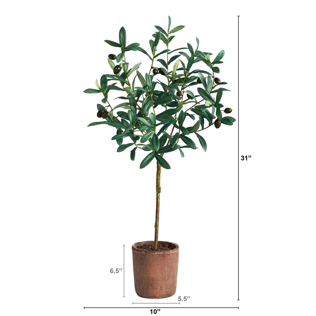 31″ Olive Artificial Tree