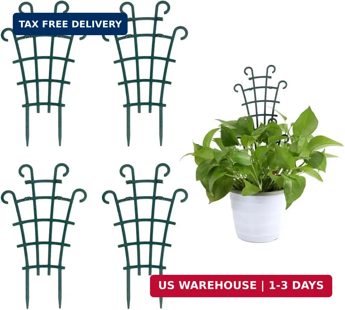 4 Pack of Climbing Plant Trellis – Easy Assembly for Indoor/Outdoor Use