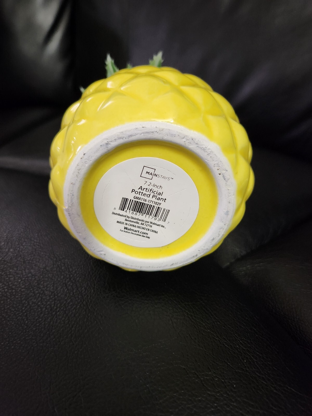 Artificial Potted Yellow Pineapple Fake Plant for Indoor Decoration