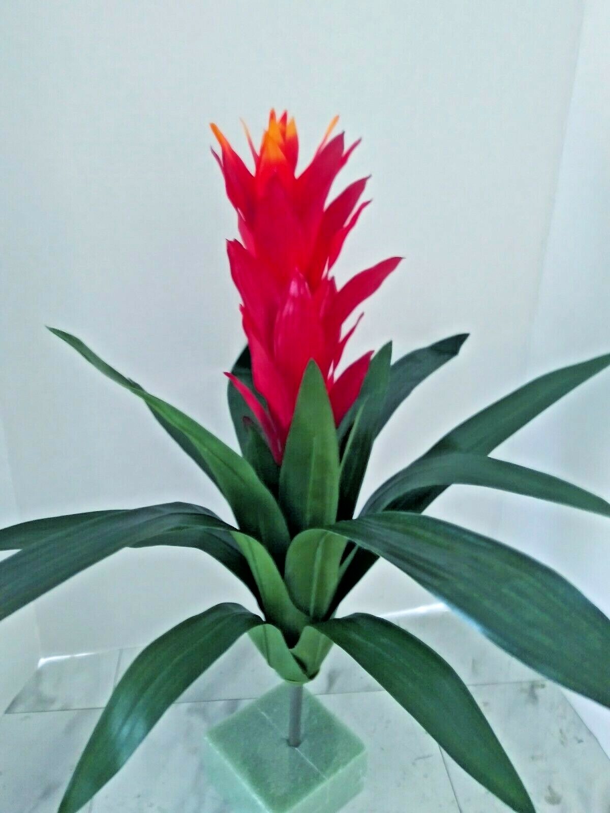 Artificial Bromeliad plant. silk flower floral arrangements