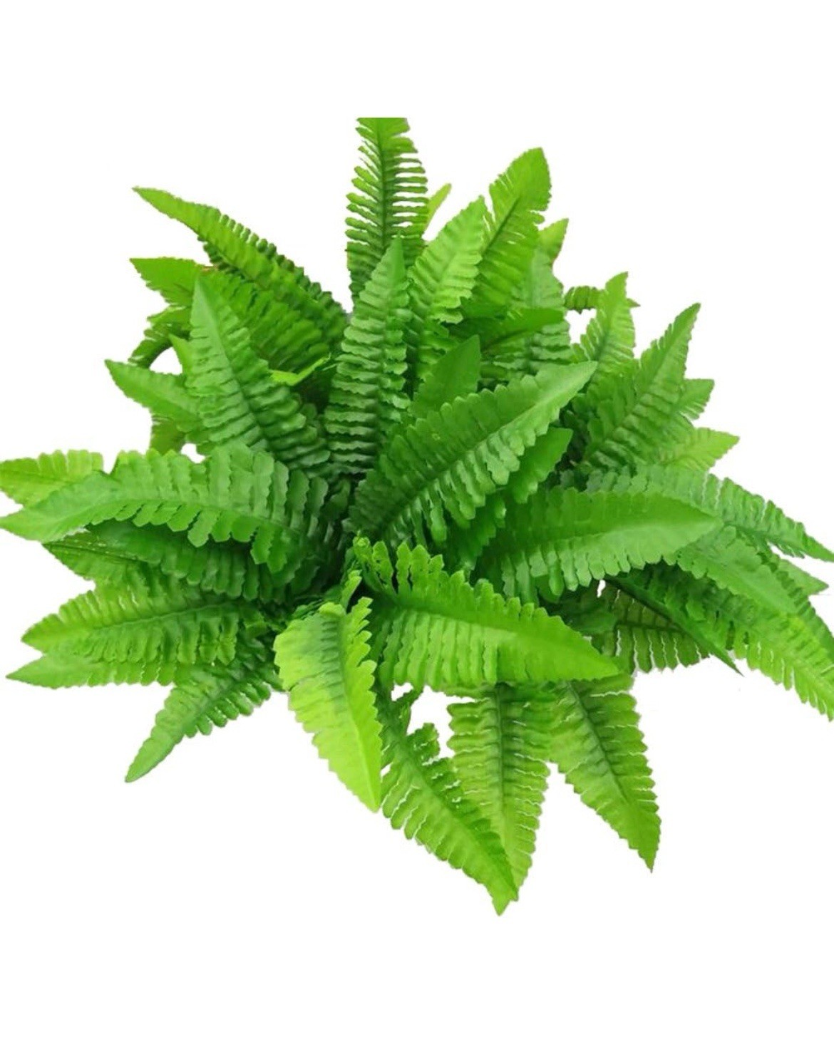 6x Artificial Fake Boston Fern Plants Bushes Artificial Ferns Outdoor Decor US
