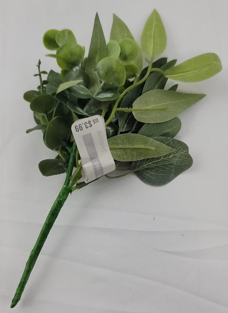 Ashland Floral Pick Green Leafy New 6 in Flowers