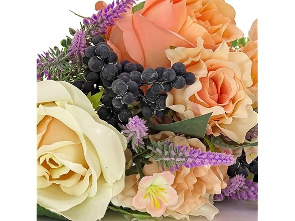 National Tree Company Artificial Spring Bouquet Pink 16 inches