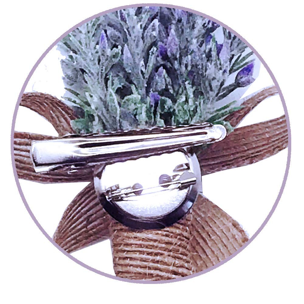 Lavender Boutonniere for Men Wedding, 4 Pcs Purple Boutonniere for Men Prom A…
