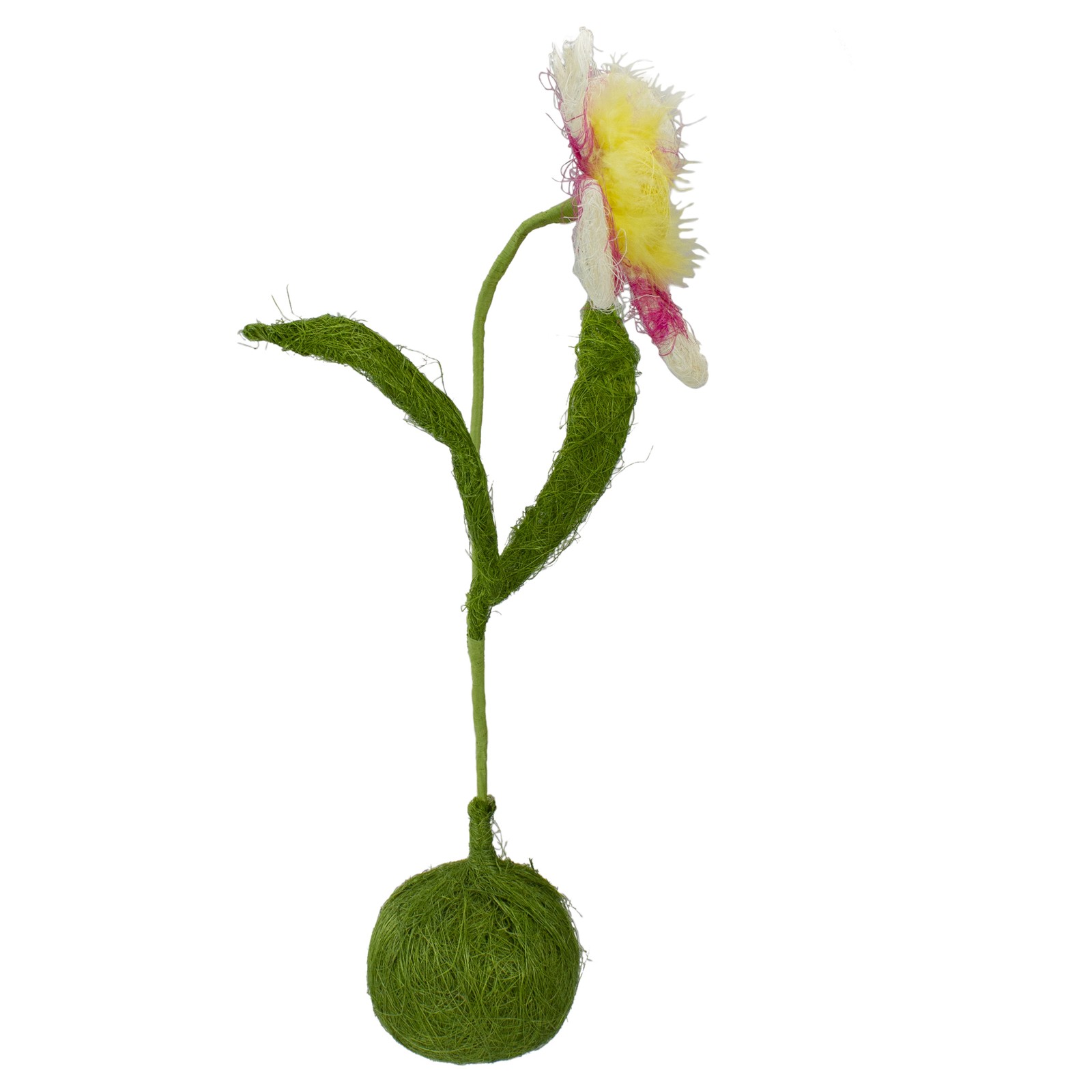 Northlight 19″ Green, Yellow and Fuchsia Spring Floral Table Top Decoration