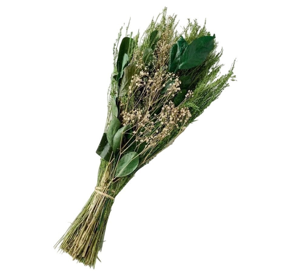 Hearth & Hand With Magnolia Preserved Bundle Leaf Mix 20″ Handcrafted Greenery H