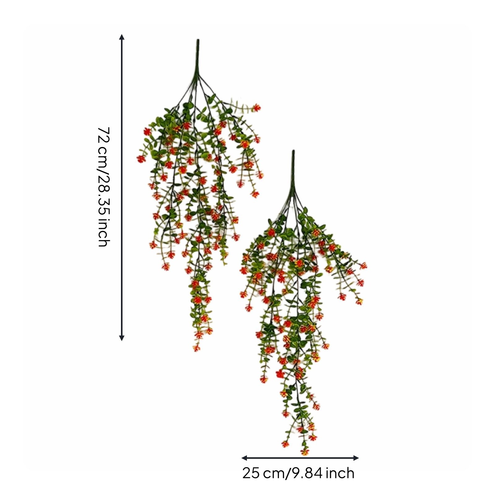 Hanging Flower Trailing Greenery Realistic Appearance Artificial Eucalyptus