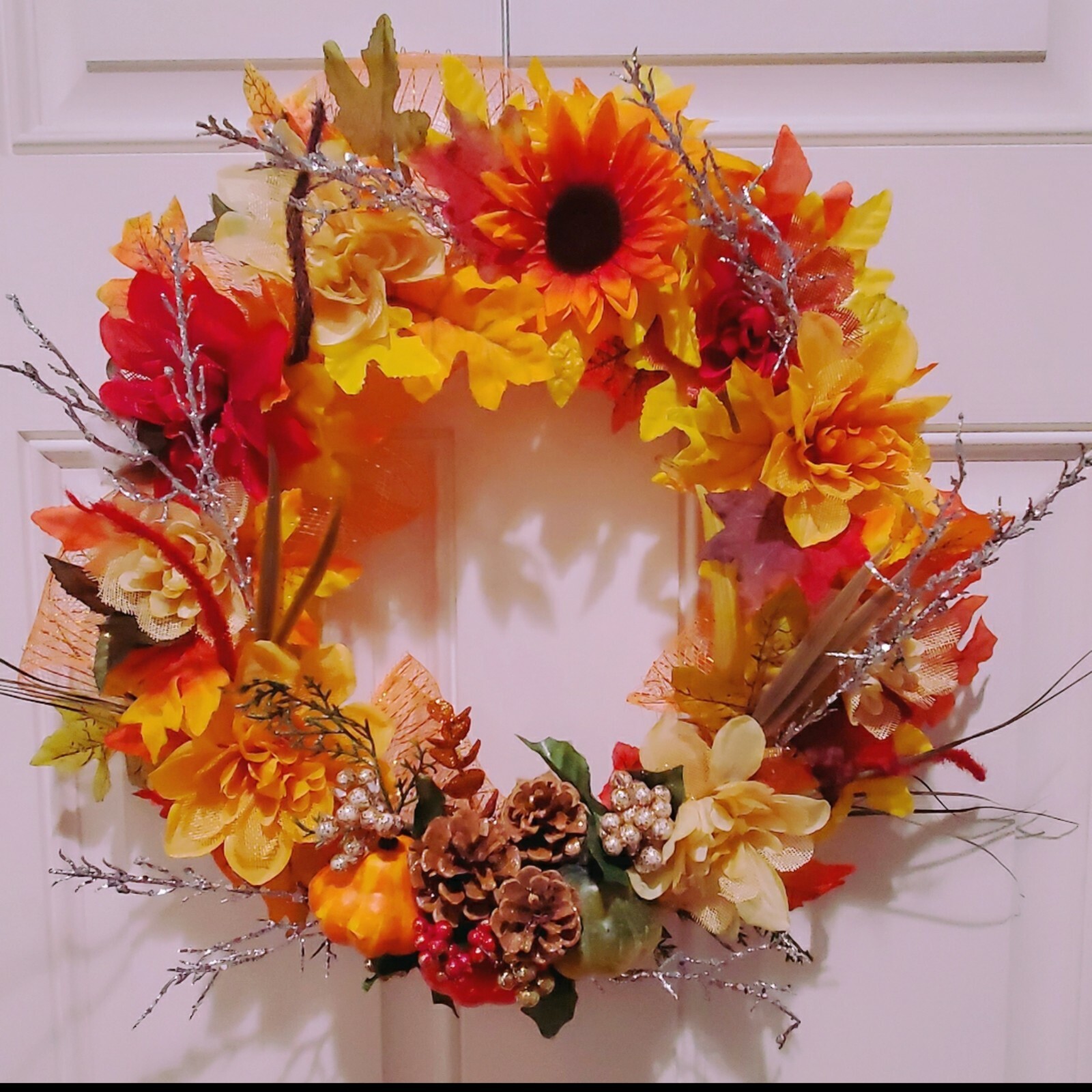 Indoor outdoor floral Wreaths. Each wreath is specially handmade.