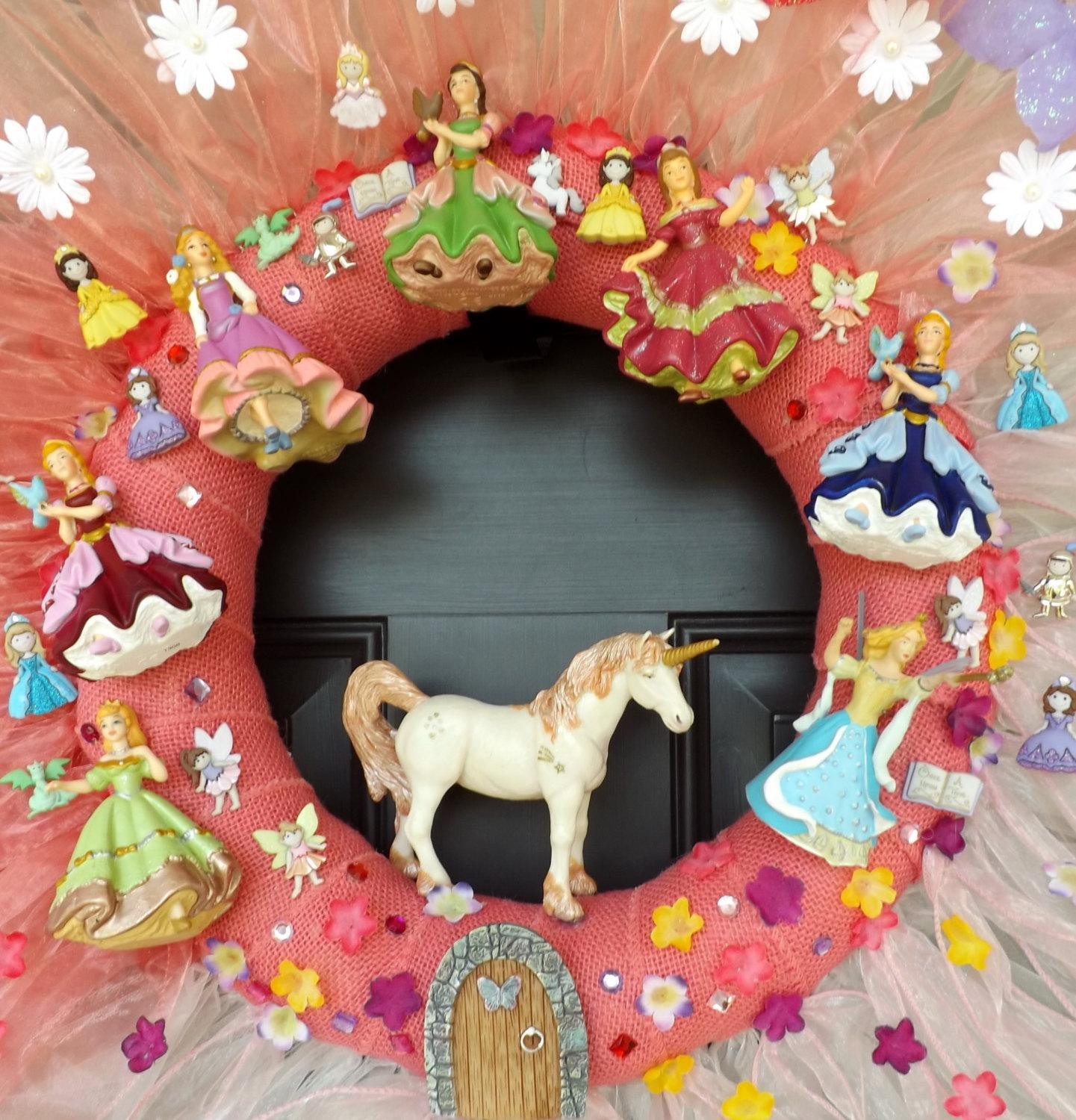 26″ Wonderful Handmade Wreath baby shower girl gift – Fairy tale