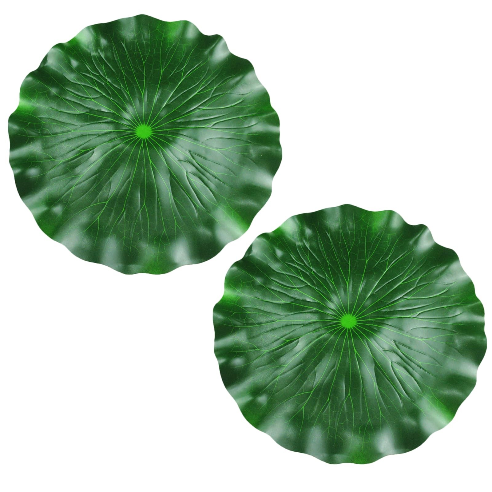 Lily Pads for Ponds Artificial Floating Foam Lotus Leaves, 2PCS Realistic Wat…