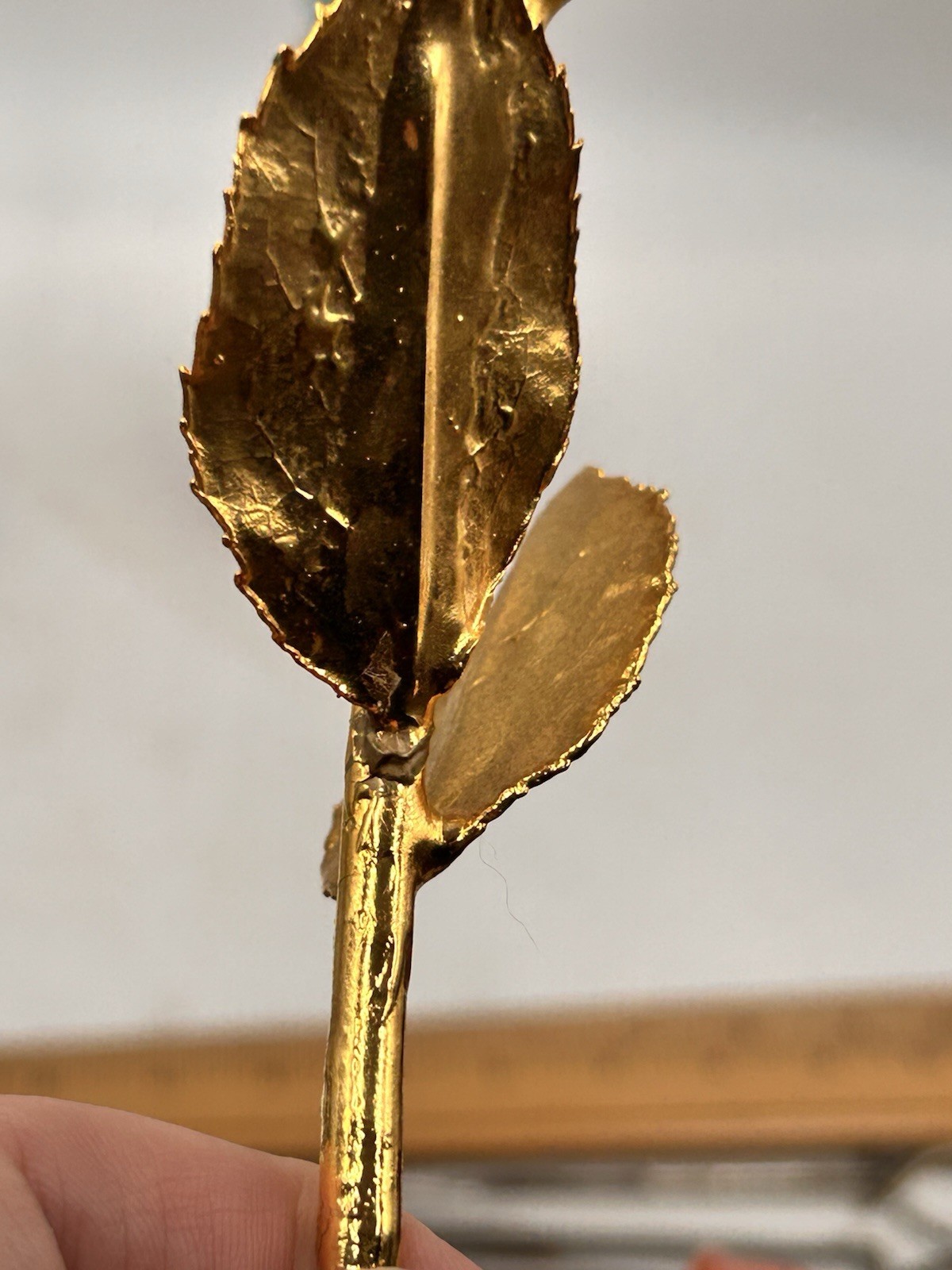 Living Gold 24K Gold Heavy Dipped Long Stem Rose