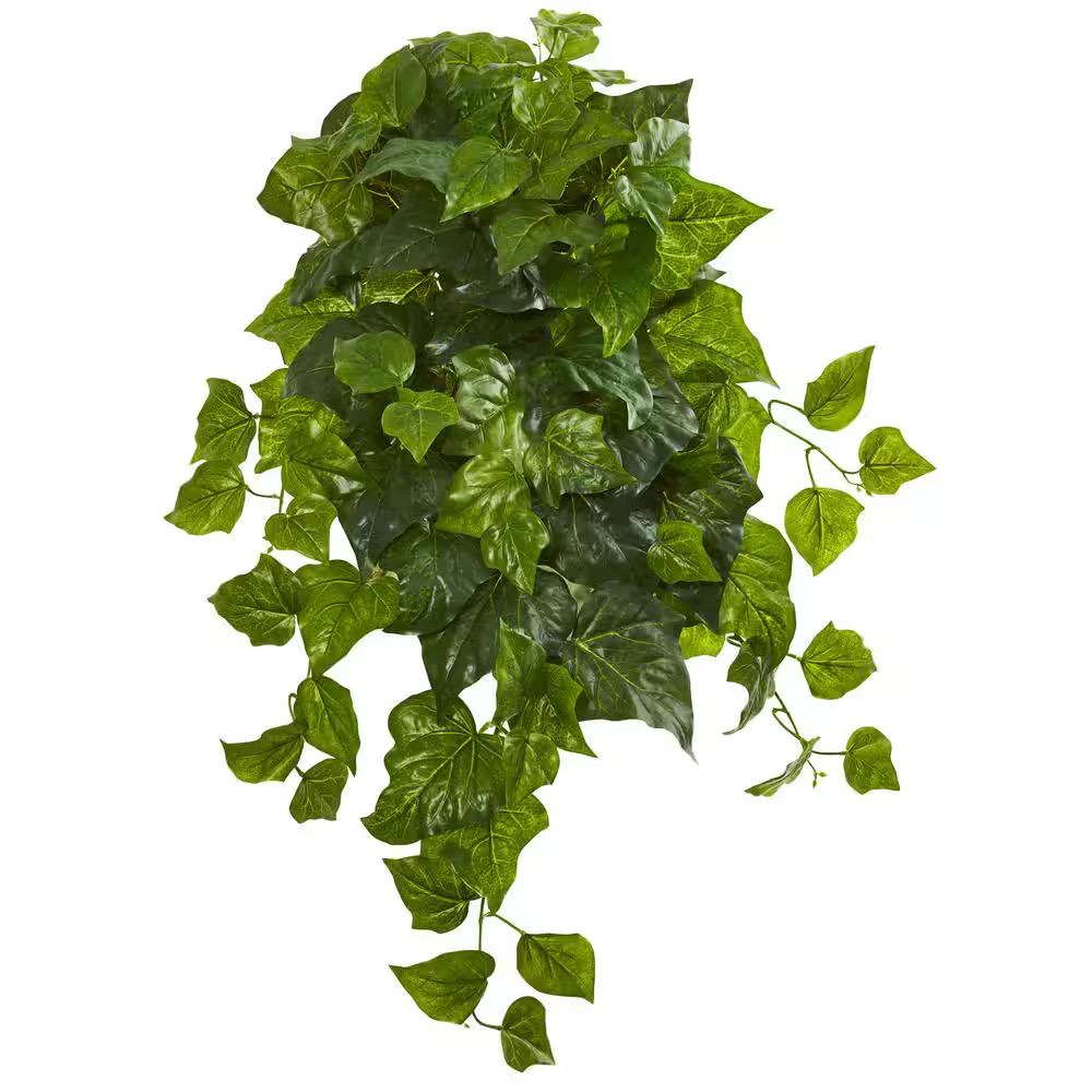 Indoor 28 Deluxe London Ivy Hanging Bush Artificial Plant (Set of 3)