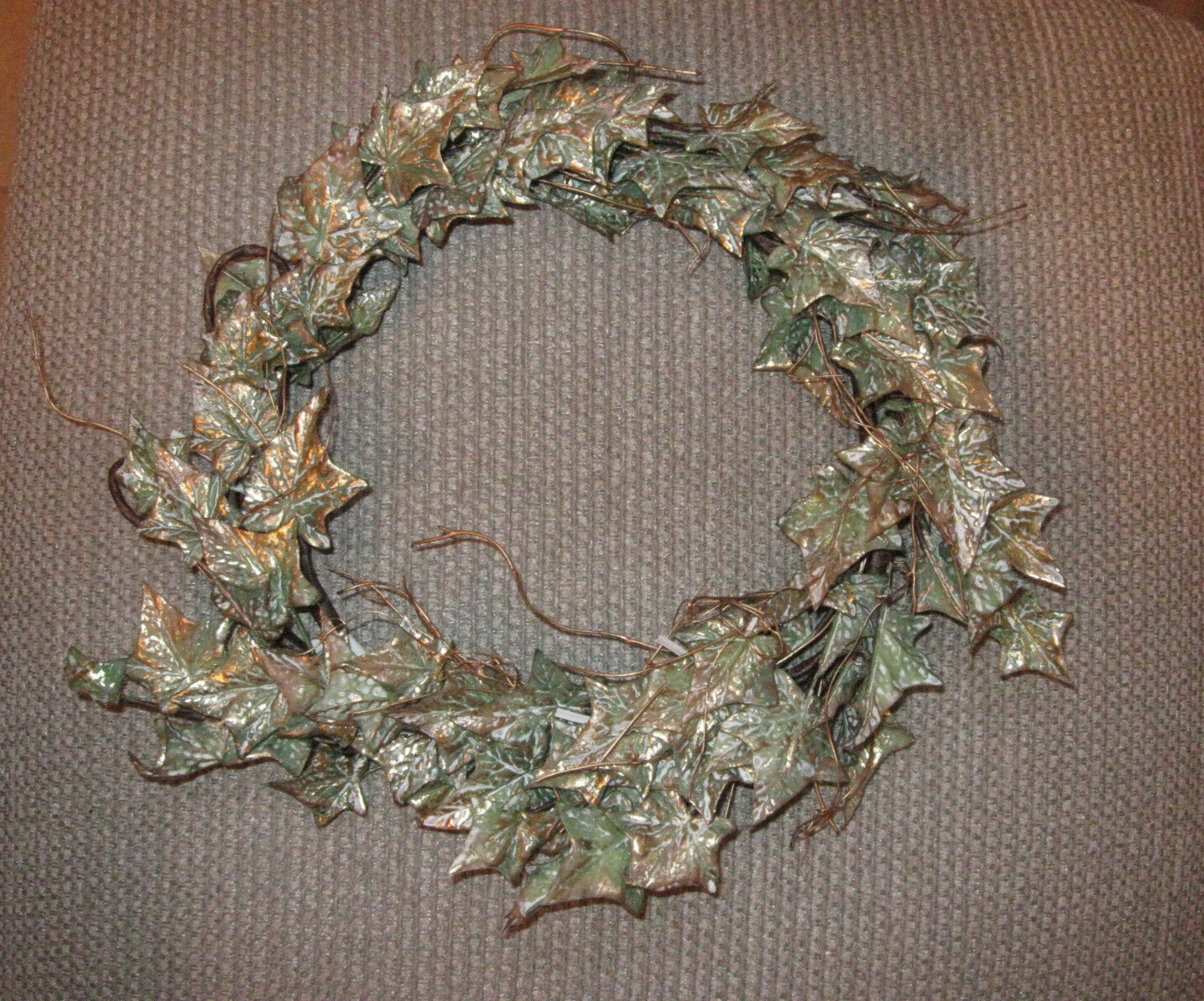 4′ Grapevine Garland with Ivy Leaves