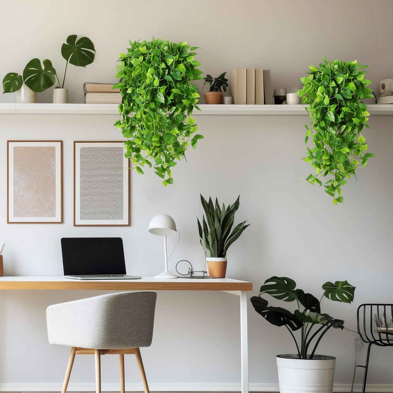 36 Pcs Artificial Hanging Plants 3.6FT Fake Hanging Plants for Living Room, F…