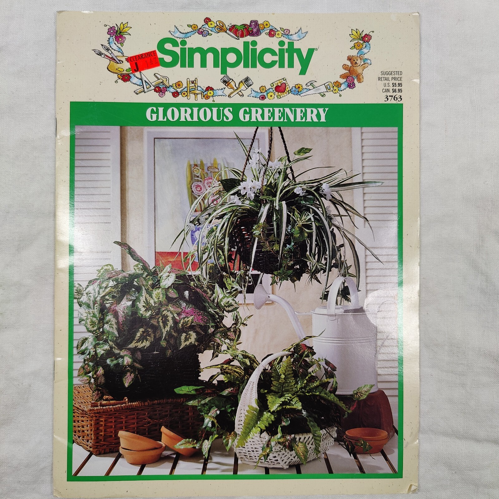 1996 Simplicity Glorious Greenery Artificial Silk Household Crafting Guide Book