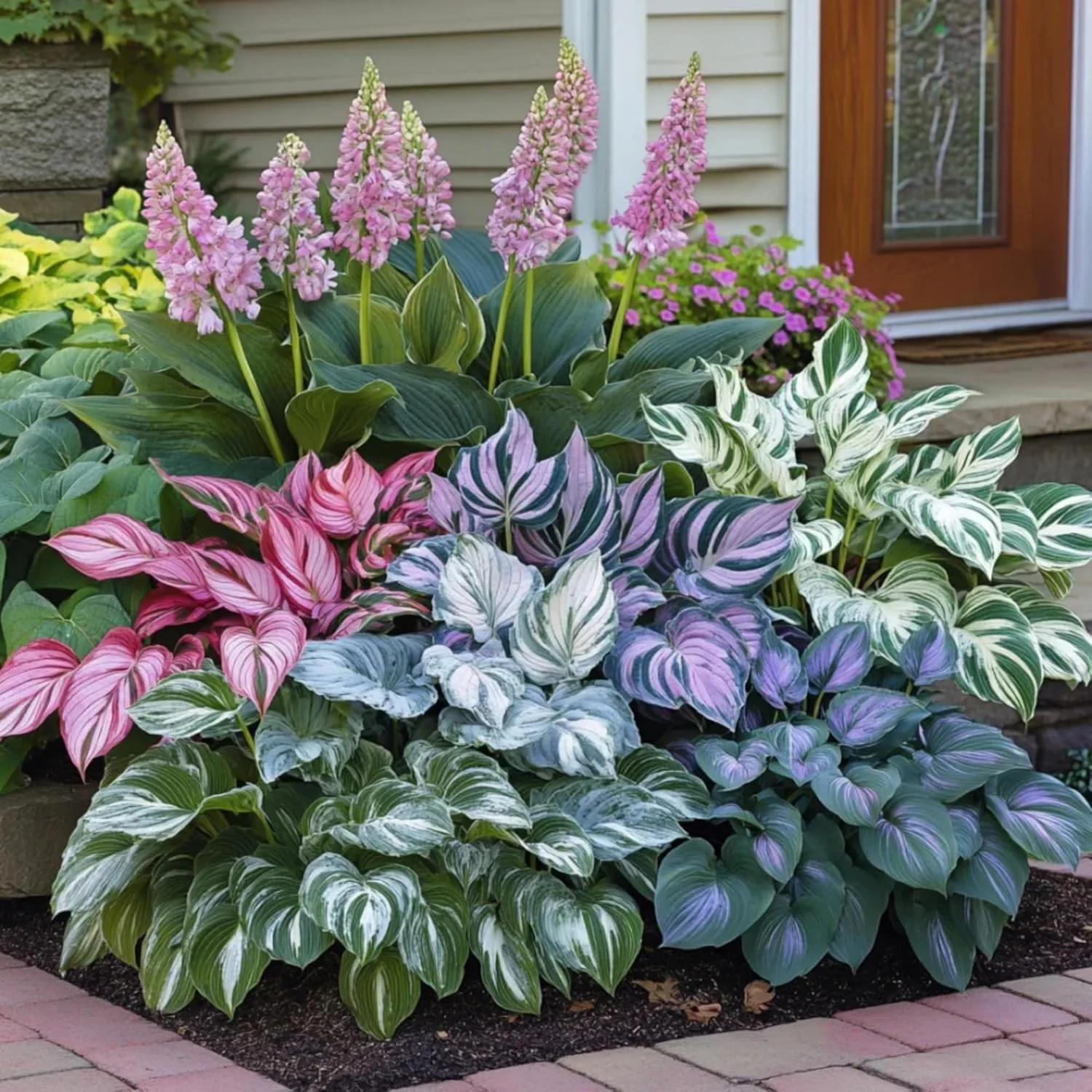 400+ Perennial Rare Hosta Seeds Heart-Shaped Hosta Bare Roots – Rich Foliage, He