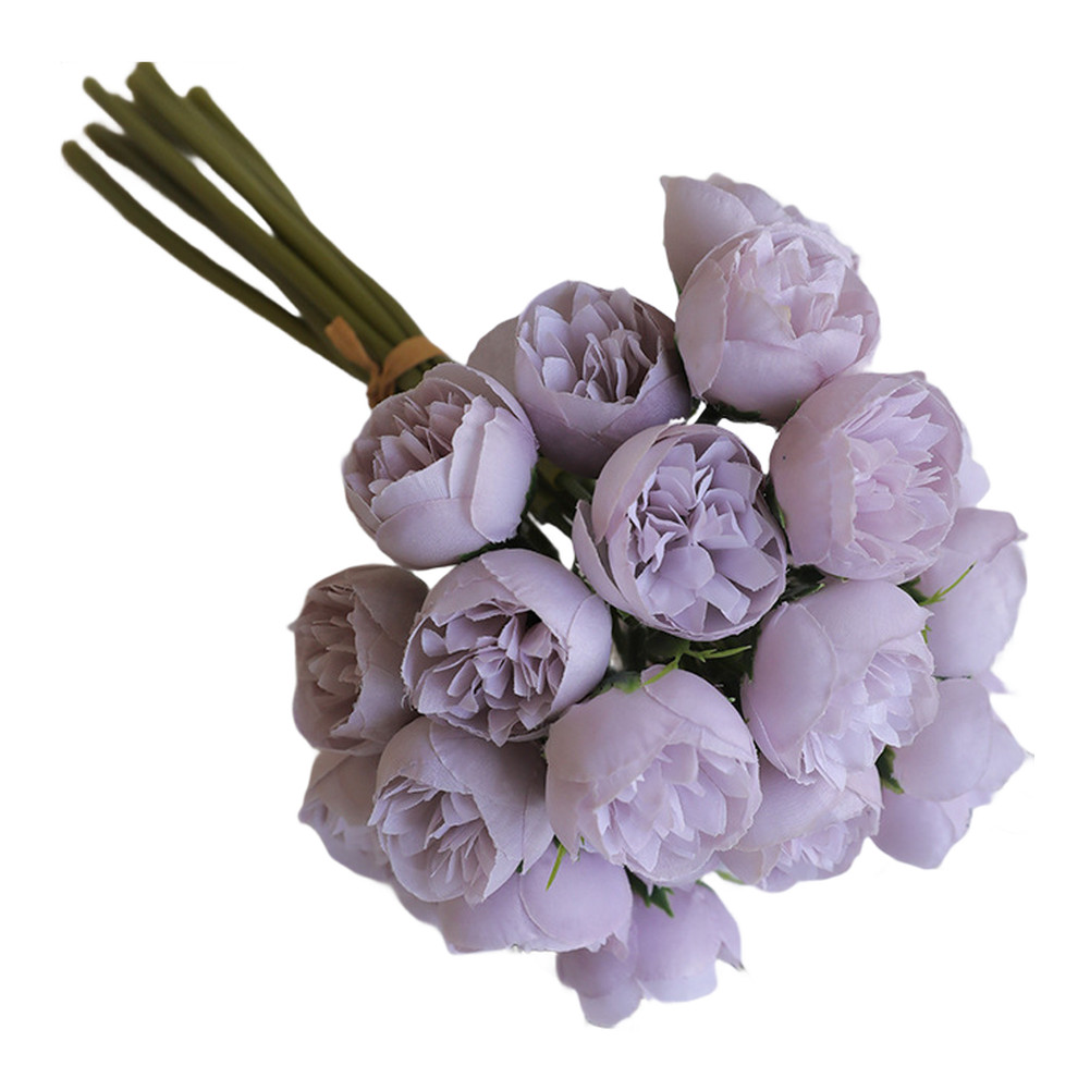 Artificial Silk Camellia Flowers for Wedding Photography and Home Decoration
