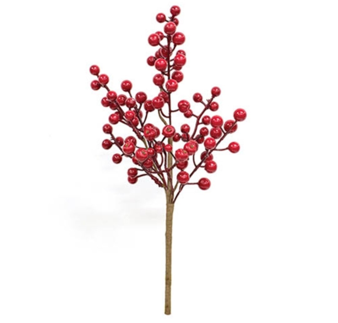 13″ Winter Gooseberry Christmas Floral Pick