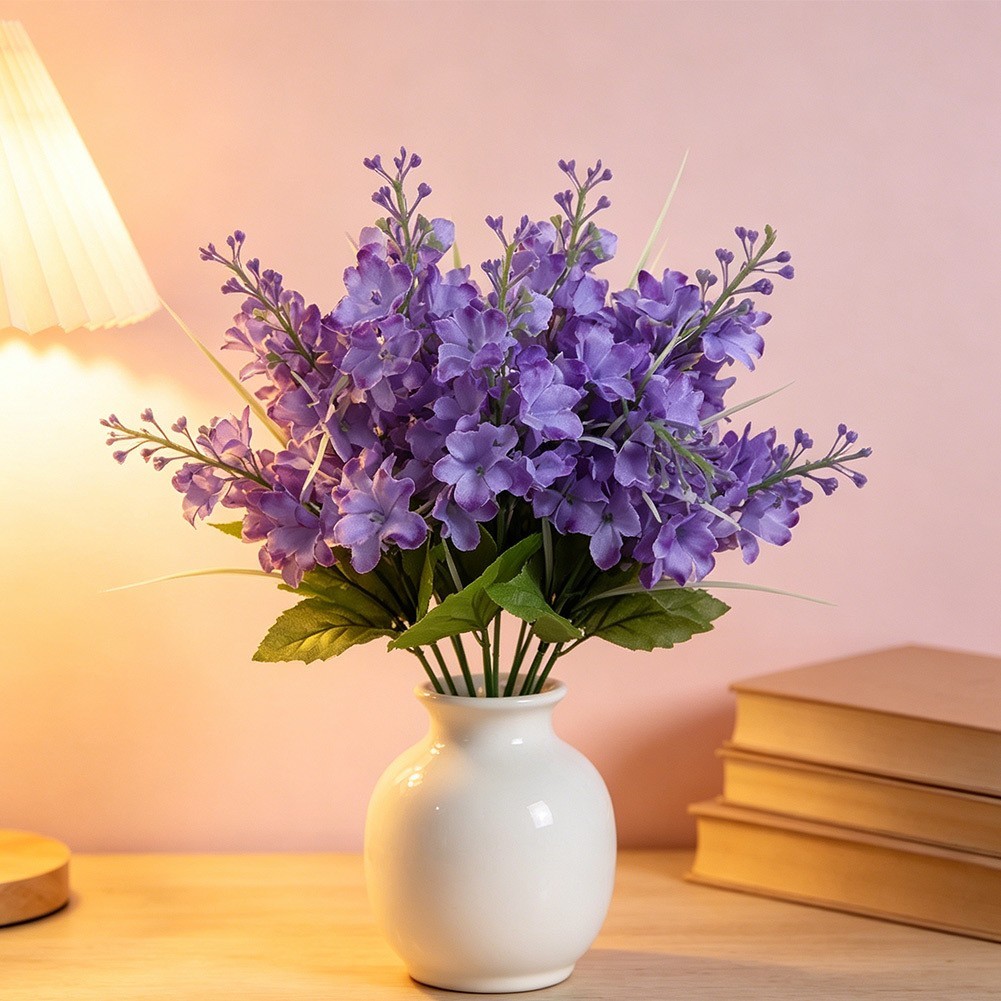 Silk Hyacinth Wedding Decor Reception Decor Realistic Look High-fidelity Silk