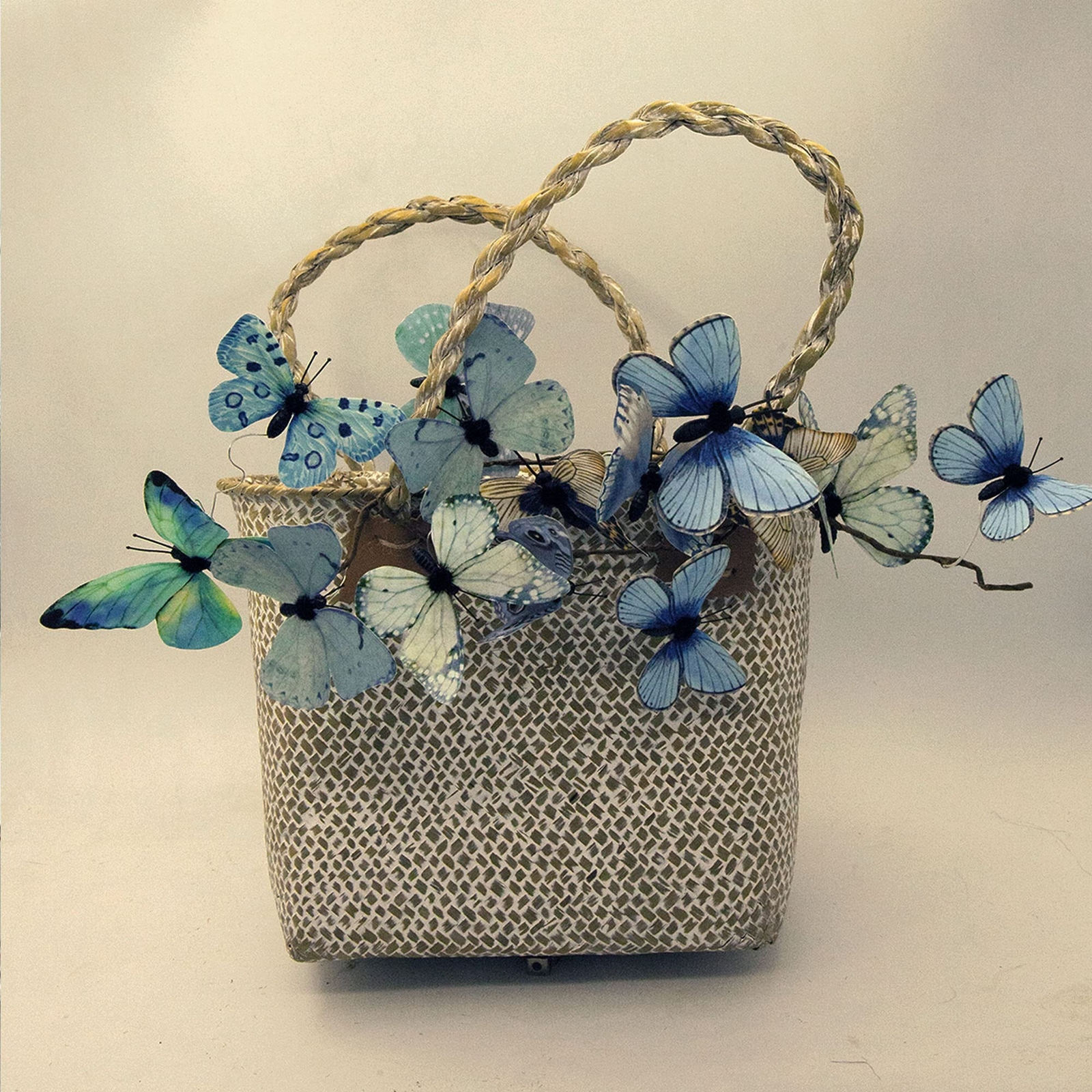 Artificial Butterfly Garland, Fake Butterfly Decorative Vines, DIY 3D Unique …