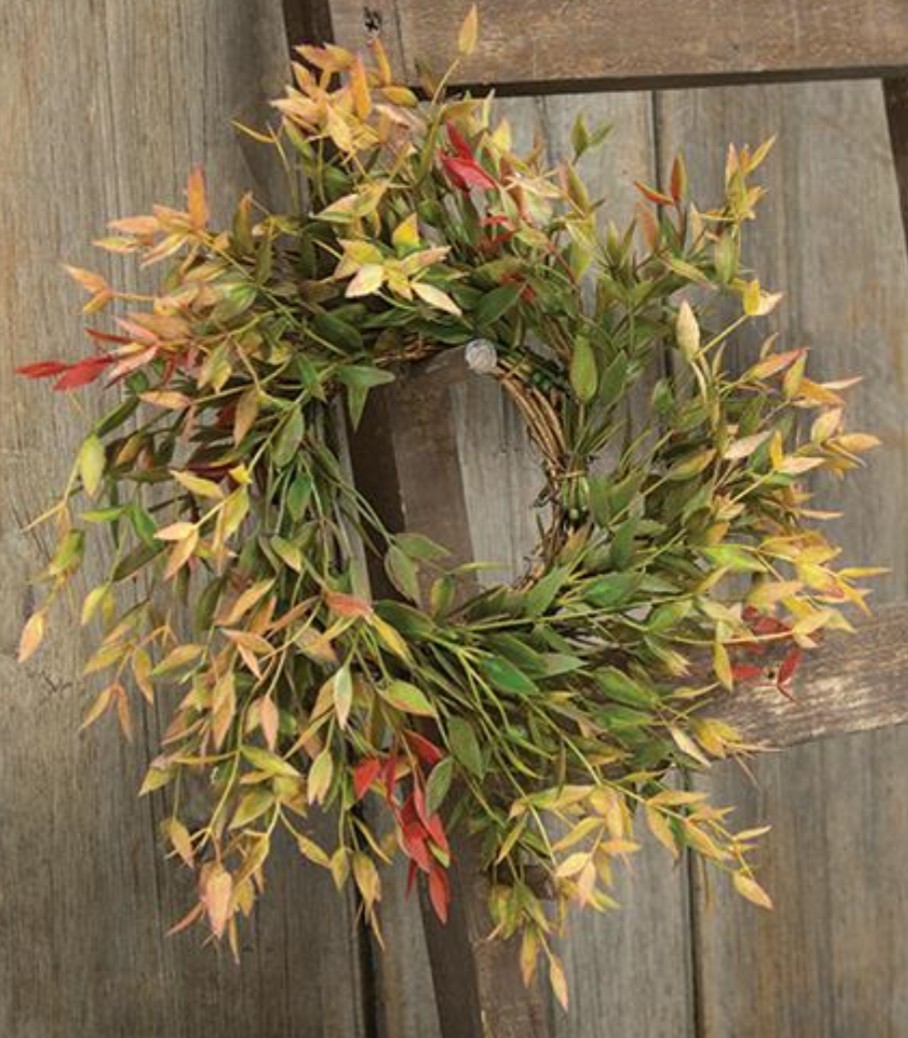 3-1/2″ Velvet Ash Candle Ring Wreath Decor