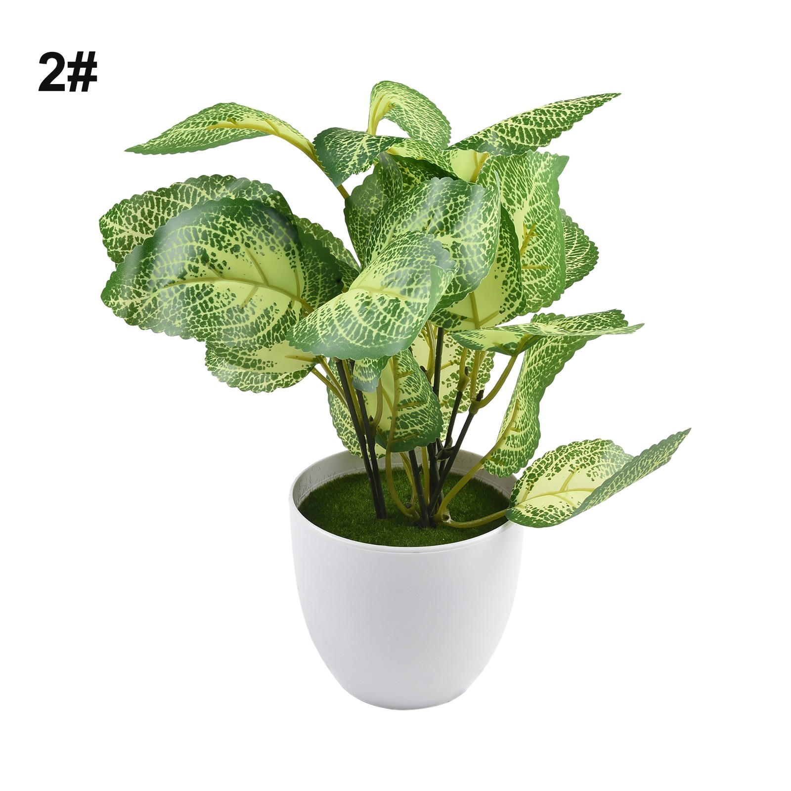 Artificial Flower Foliage Plant With Pot Bonsai Potted Office Home Garden Decor