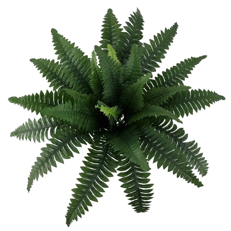 21 Inch Artificial Fern Bush Indoor Decoration Faux Plant Greenery Home Office