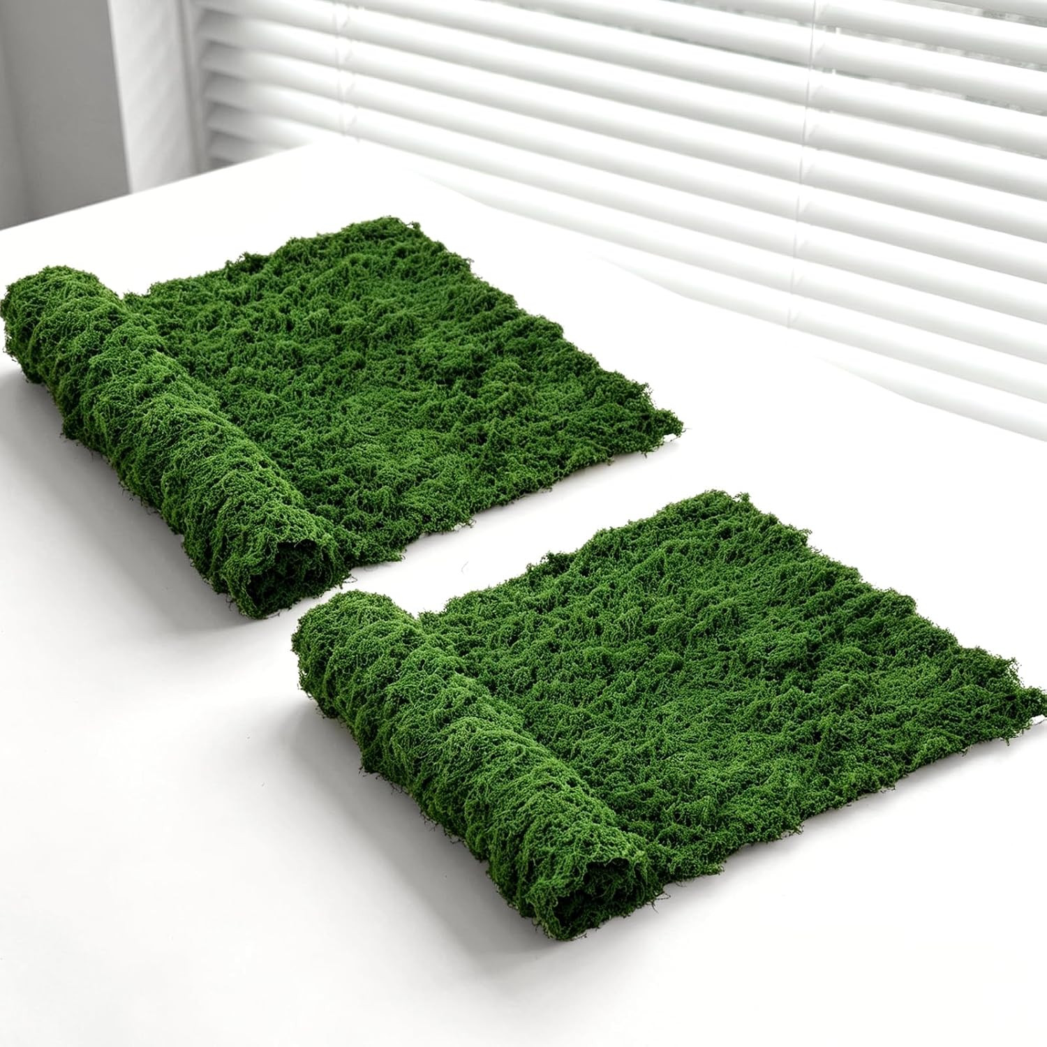 Large 2PCS Artificial Moss Mat 39″ X 78″ for Crafts, Decor & Gardens