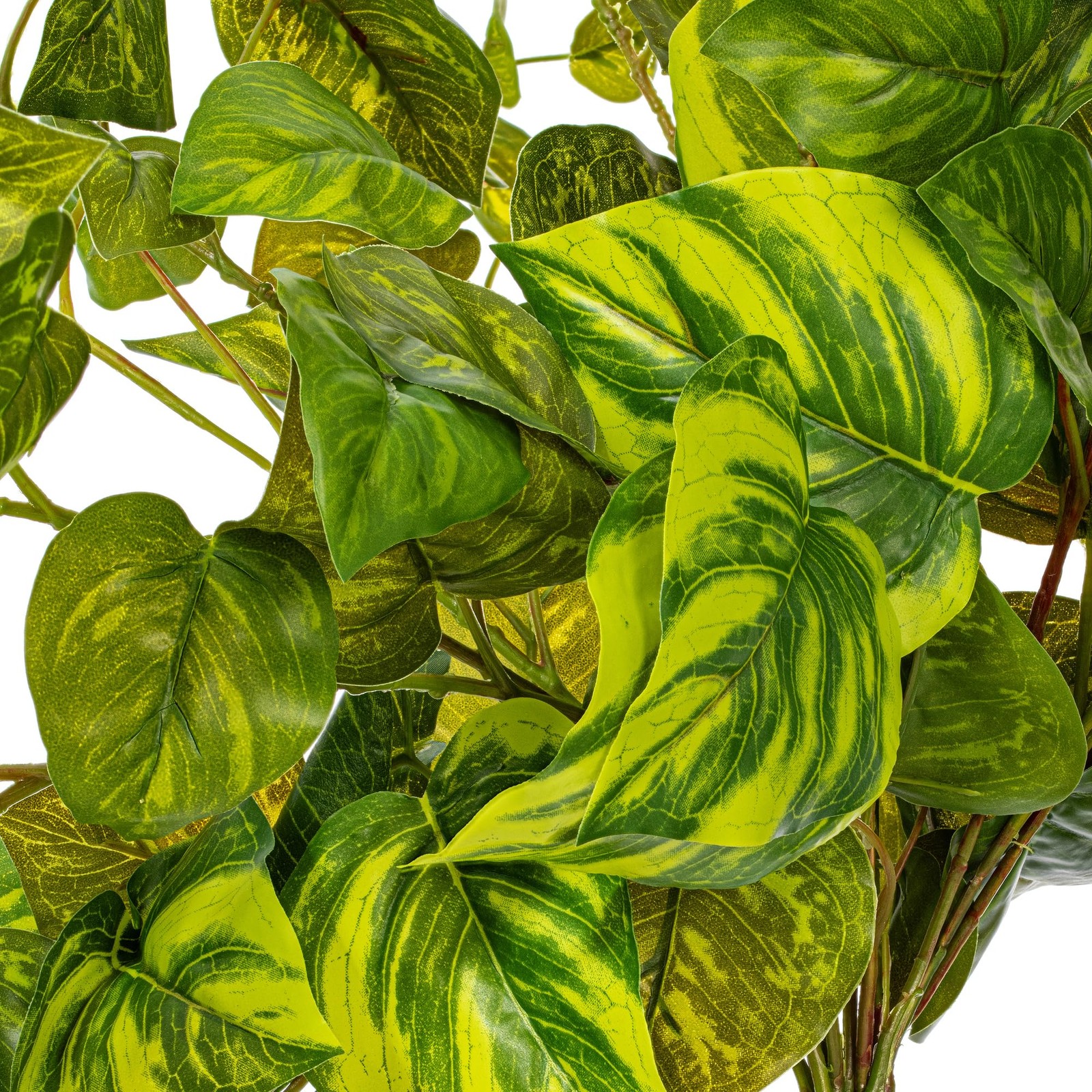 Vickerman 51″ Contemporary Fabric Artificial Pothos Hanging Bush in Green