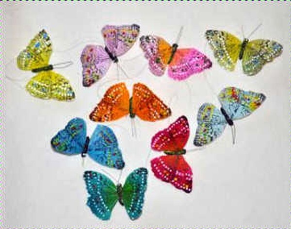 Butterfly Feather Garland