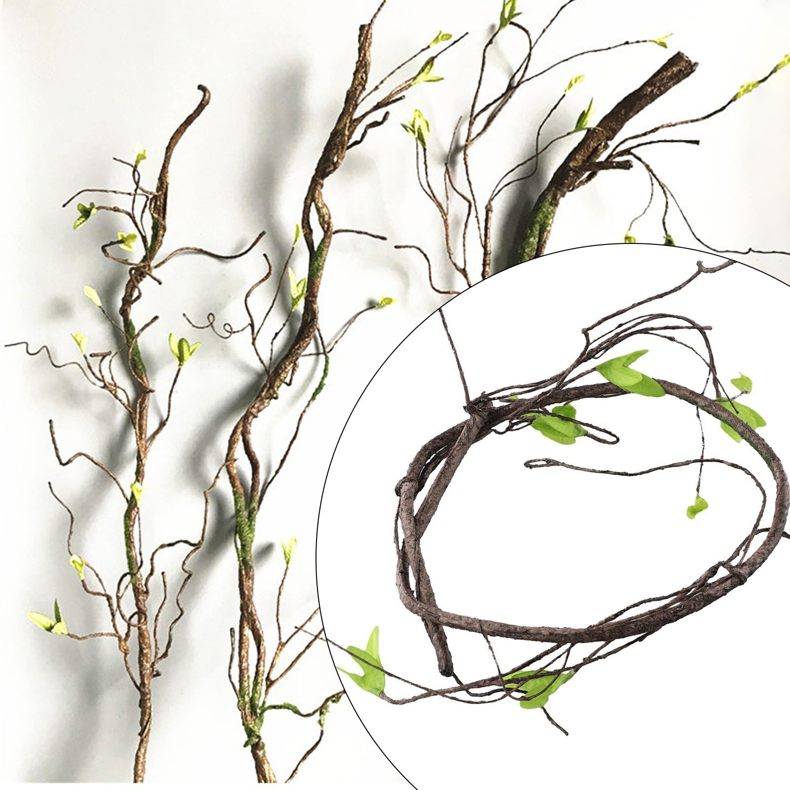 Flower Hotel Rattan Tree Branches Vine Artificial Beautiful Artificial