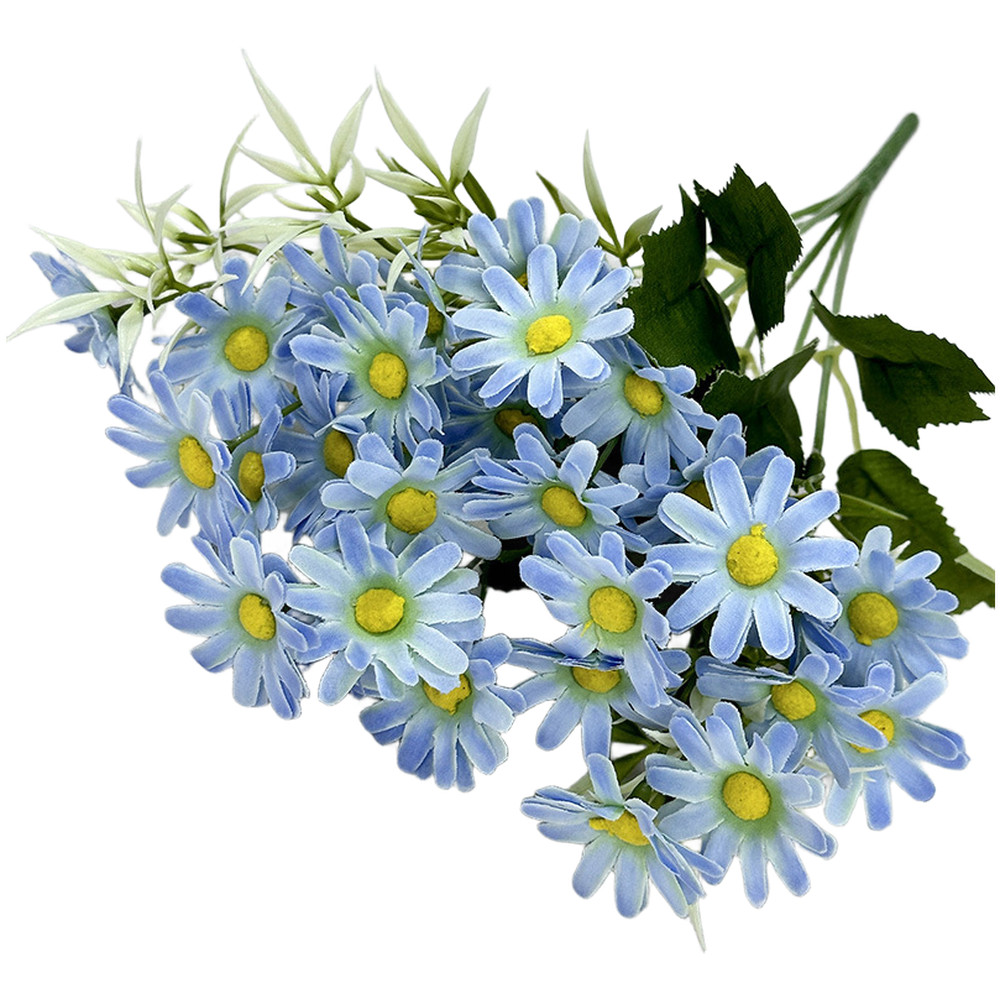Silk Wild Chrysanthemum Faux Flowers 6 Branches 34cm for Event Styling