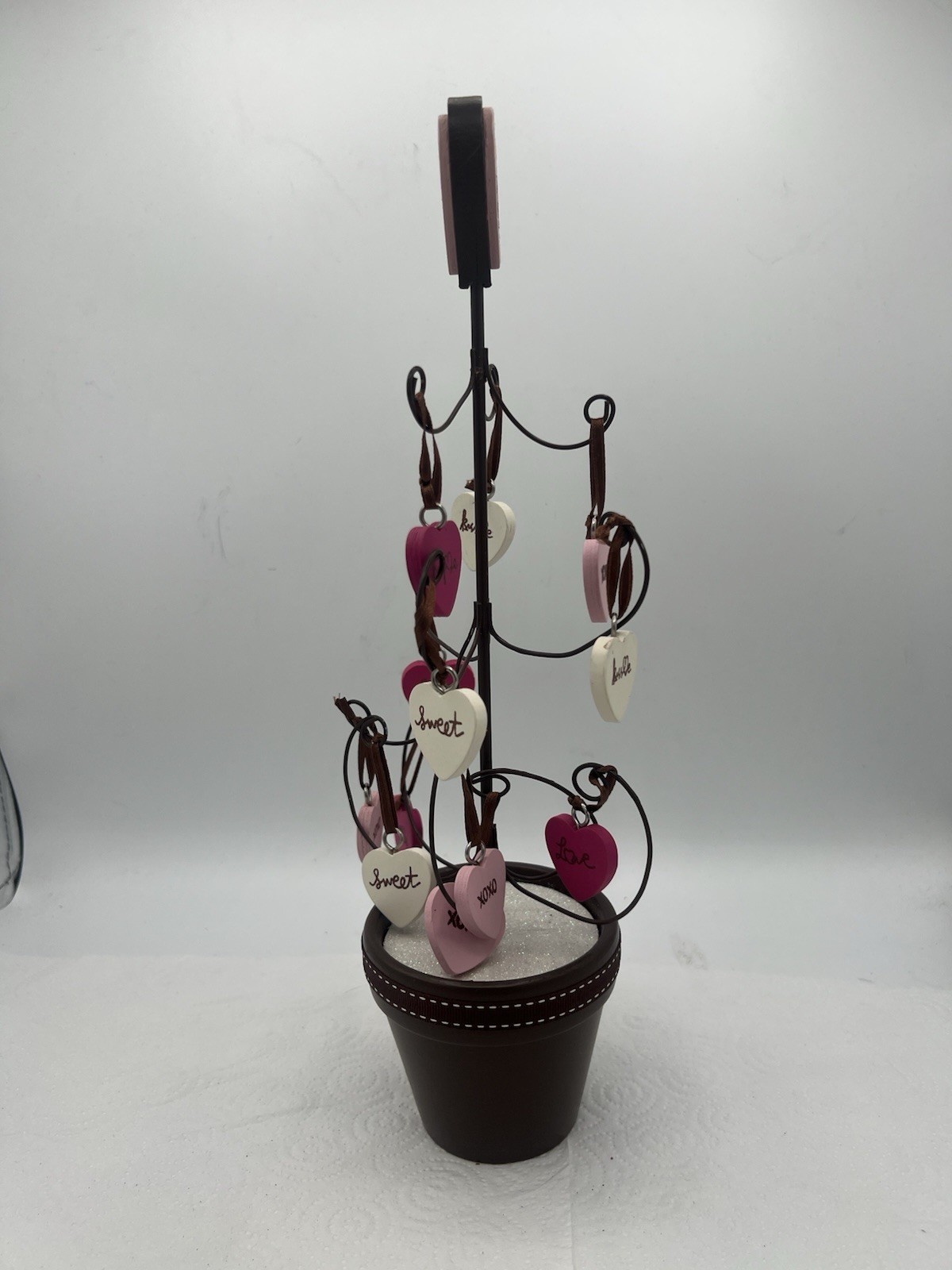 Valentine Tree, Valentines Day Centerpiece for Table, Valentine Decoration 13”
