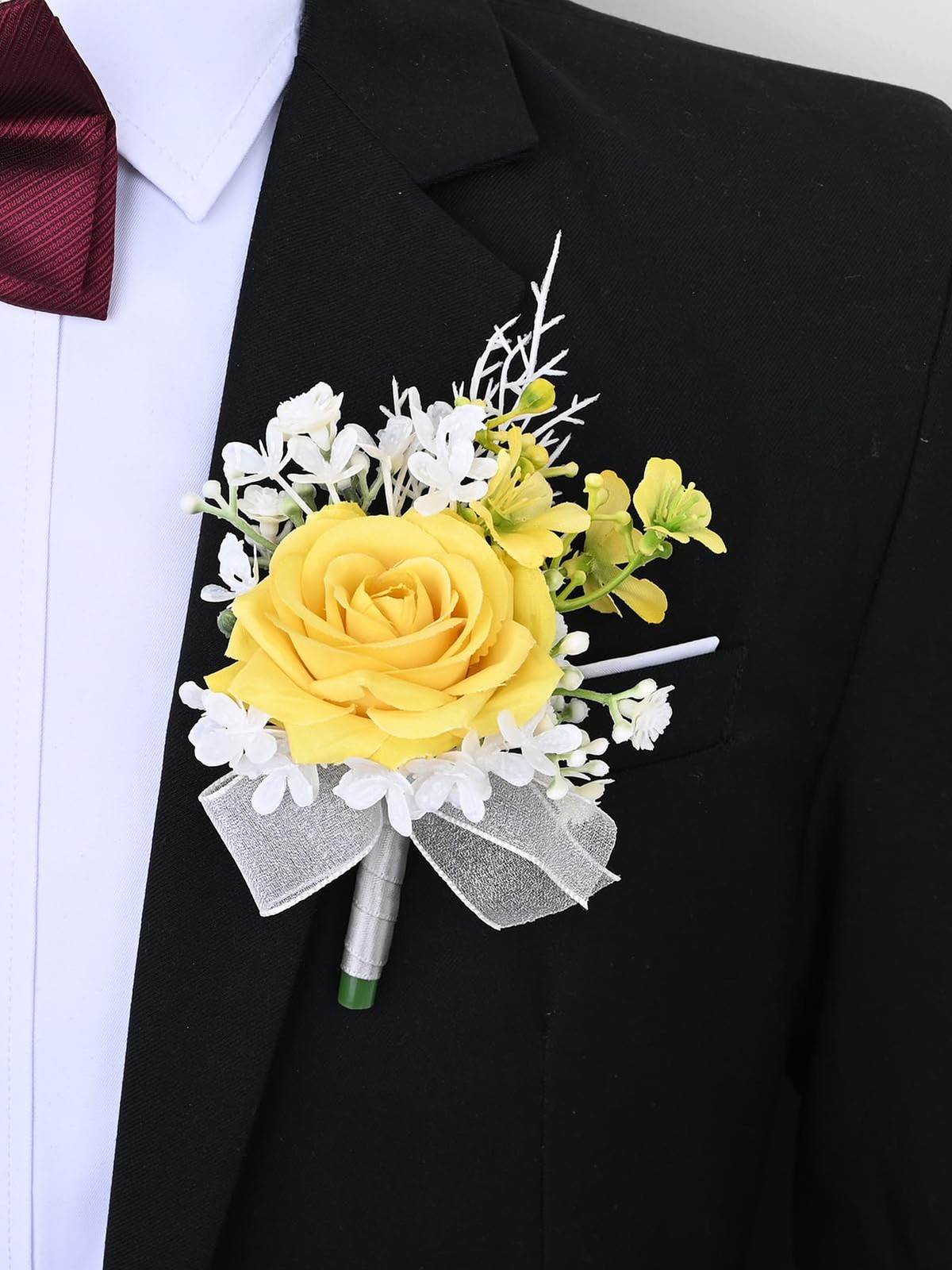 Corsage and Boutonniere Set for Wedding Prom Party Homecoming Celebration Art…