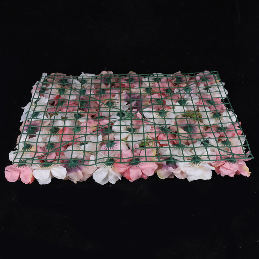 6pcs Artificial Flower Wall Panels Wall Mount 60*40 cm for Party Home Decor