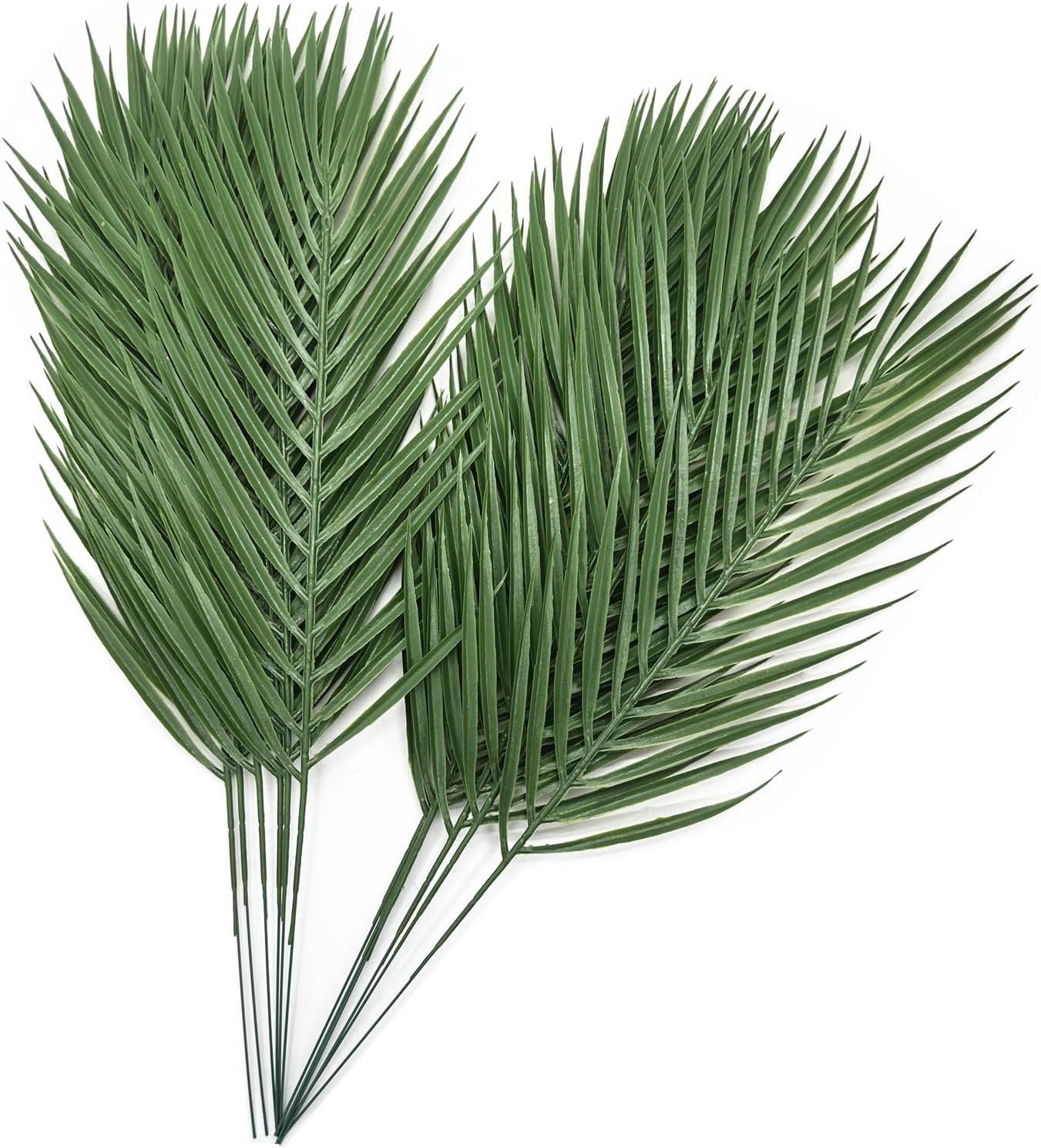 12 Stunning Artificial Palm Leaves – Perfect for Indoor & Outdoor Decoration