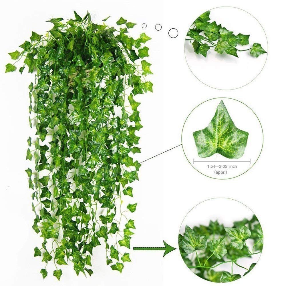 168 feet Fake Foliage Garland Leaves Decoration Artificial Greenery Ivy Vine …