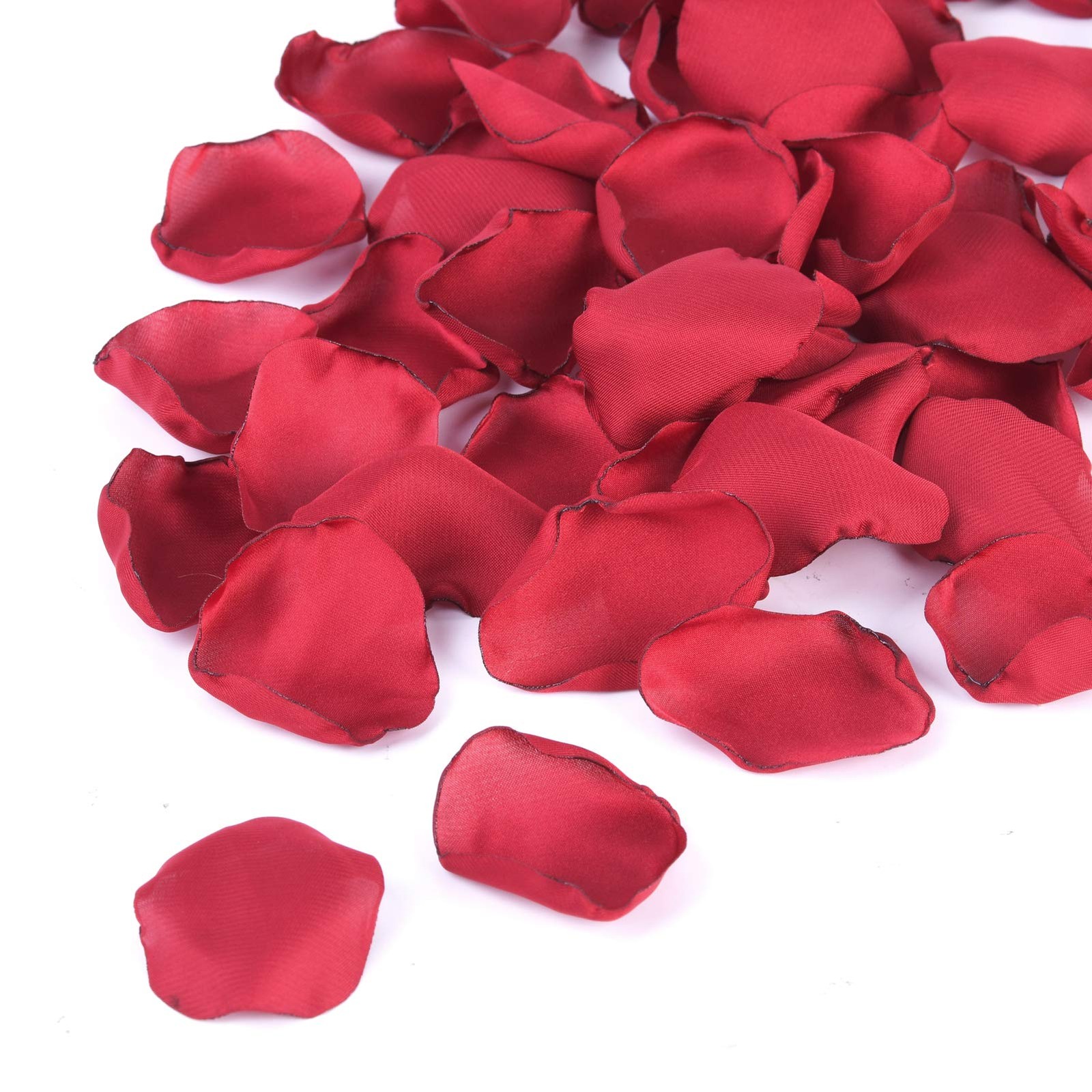 Burgundy Rose Petals 300pcs Silk Rose Petals Flower Petals for Wedding Flower…
